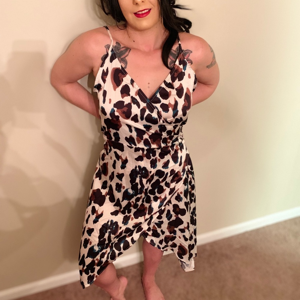 Leah leopard dress